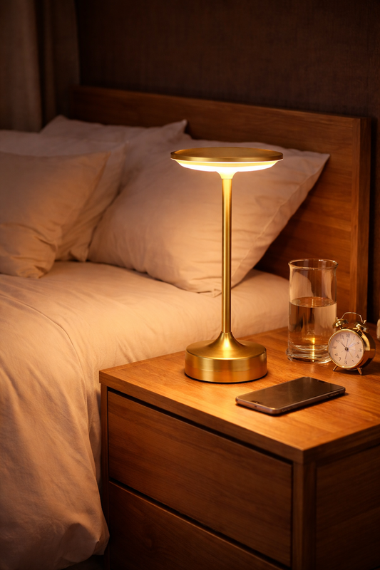 Lámpara de mesa LED moderna recargable