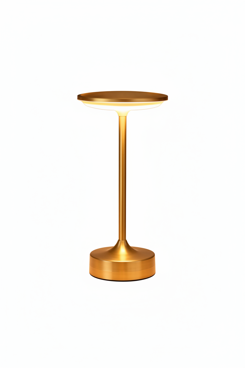 Lámpara de mesa de latón art déco Amberlin