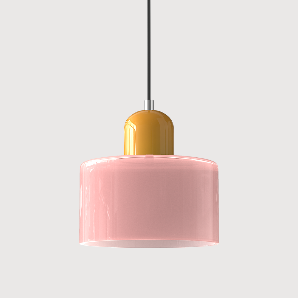Lámpara colgante de vidrio elegante