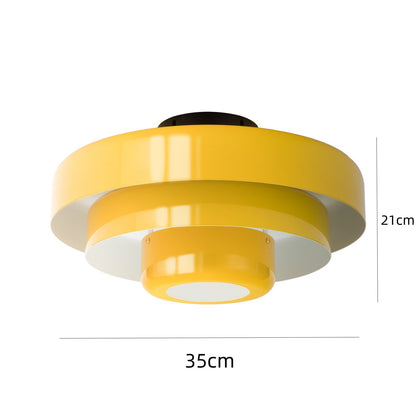 Lámpara de techo empotrada de mediados de siglo