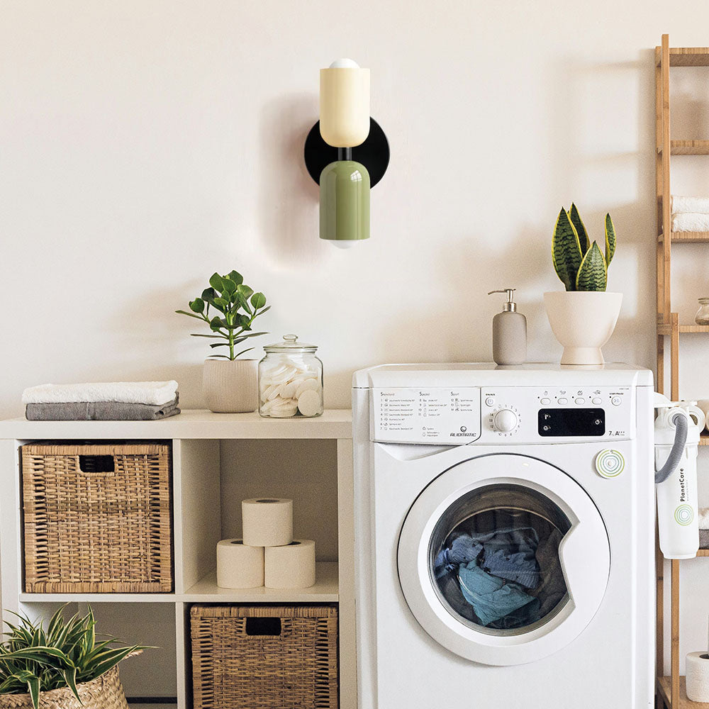 Lámpara de Pared Industrial de Doble Cabeza