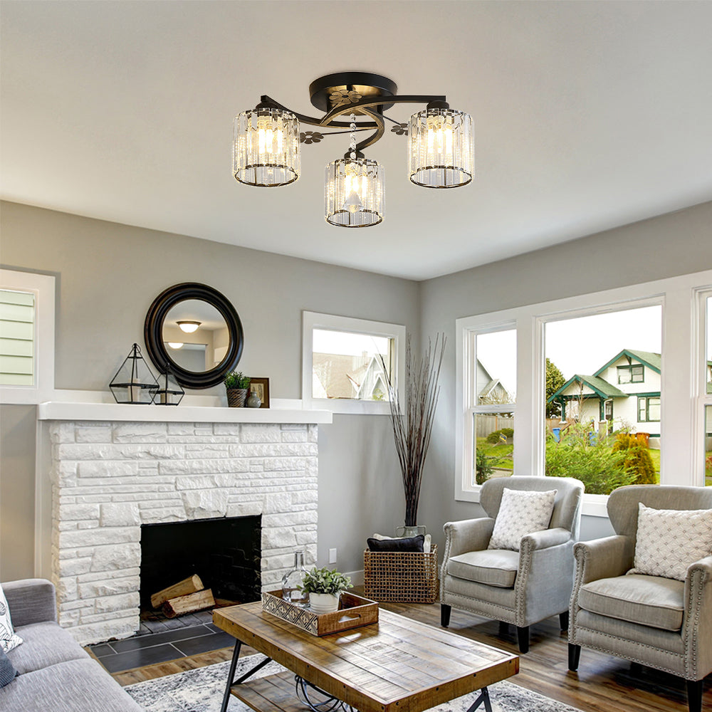 Lámpara de Techo Estilo Glamour Moderno