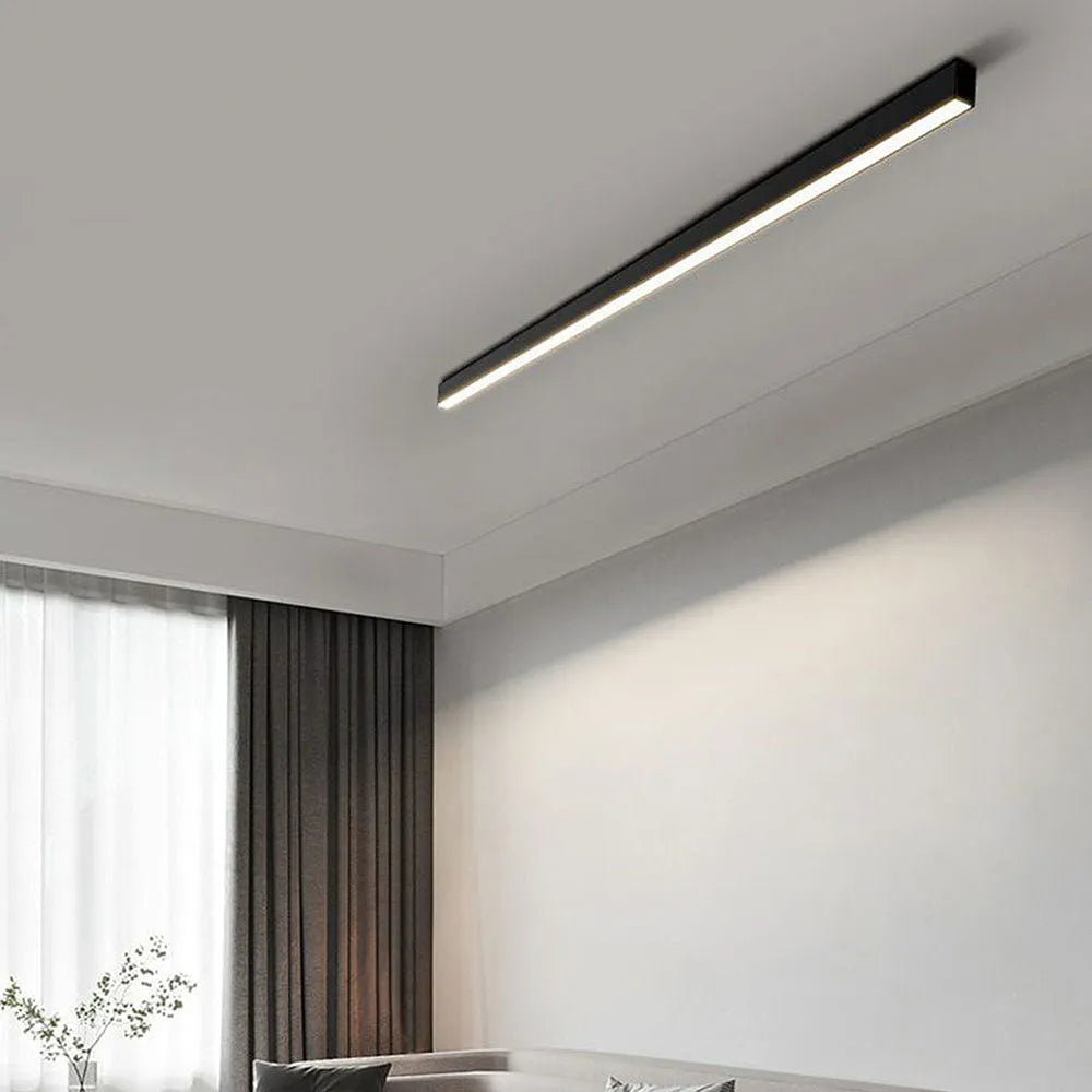 Luz de techo lineal LED minimalista