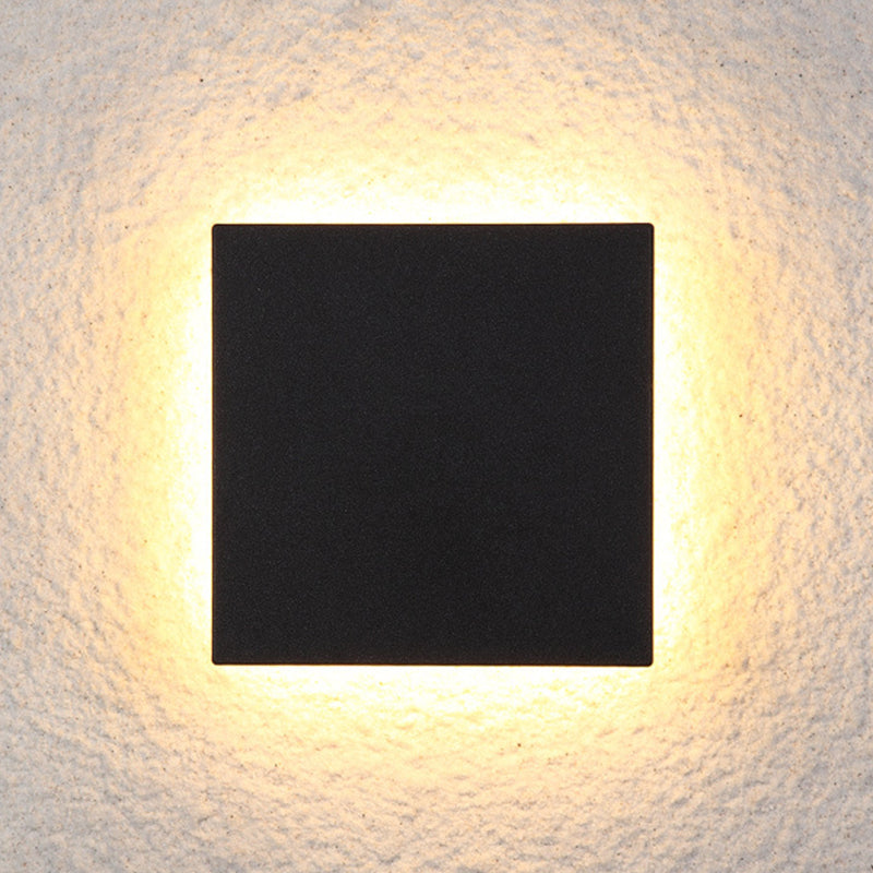 Luz de pared exterior LED geométrica moderna