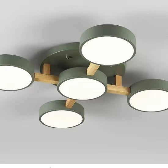 Lámpara de dormitorio moderna empotrada