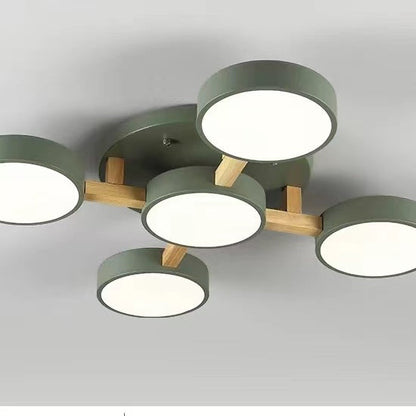 Lámpara de dormitorio moderna empotrada