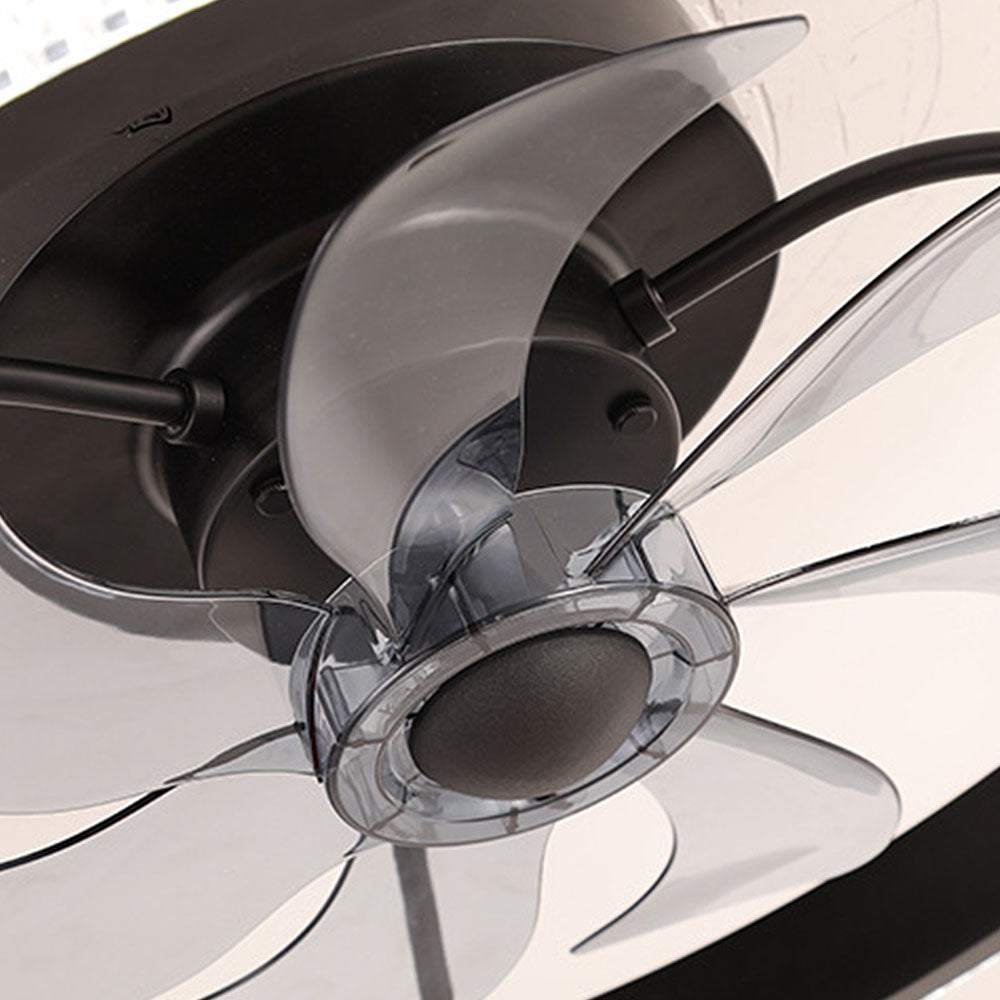 Ventilador de techo inteligente con luz LED y control remoto