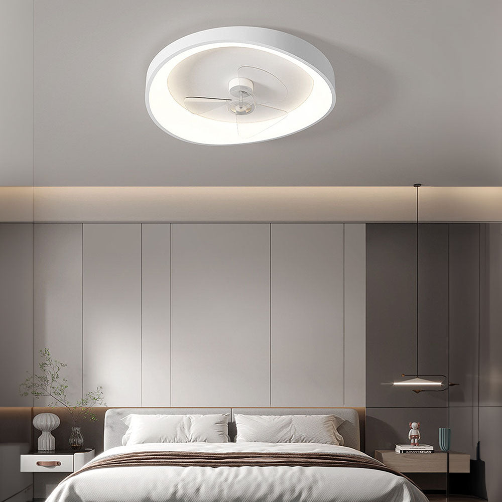 Luz de ventilador de techo LED moderna