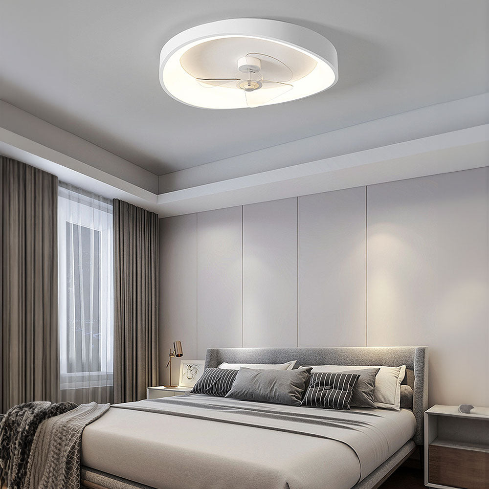 Luz de ventilador de techo LED moderna