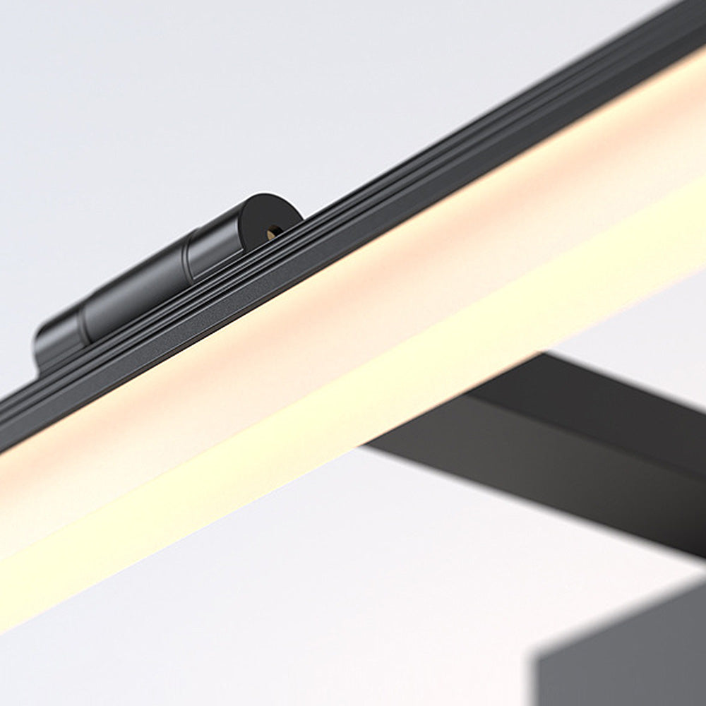 Luz Espejo Negra Elegante