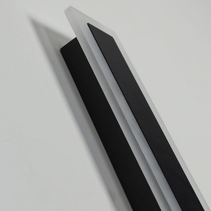 Lámpara de Pared Exterior Moderna Negra con LED IP65