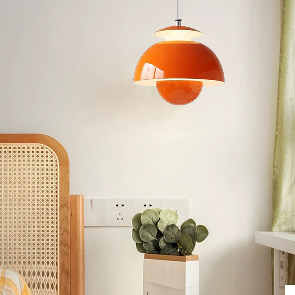 Lámpara colgante de metal elegante