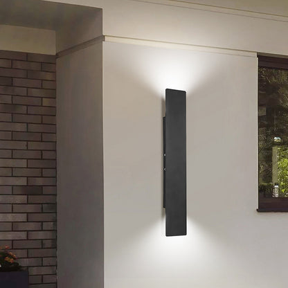 Lámpara de pared exterior moderna con luz LED