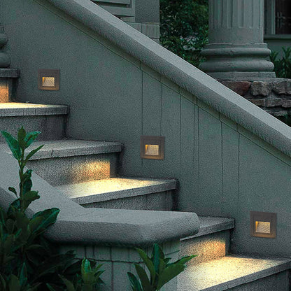 Luz moderna LED para terraza y escalones