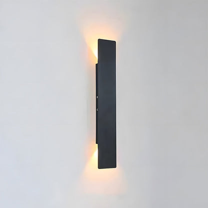 Lámpara de pared exterior moderna con luz LED