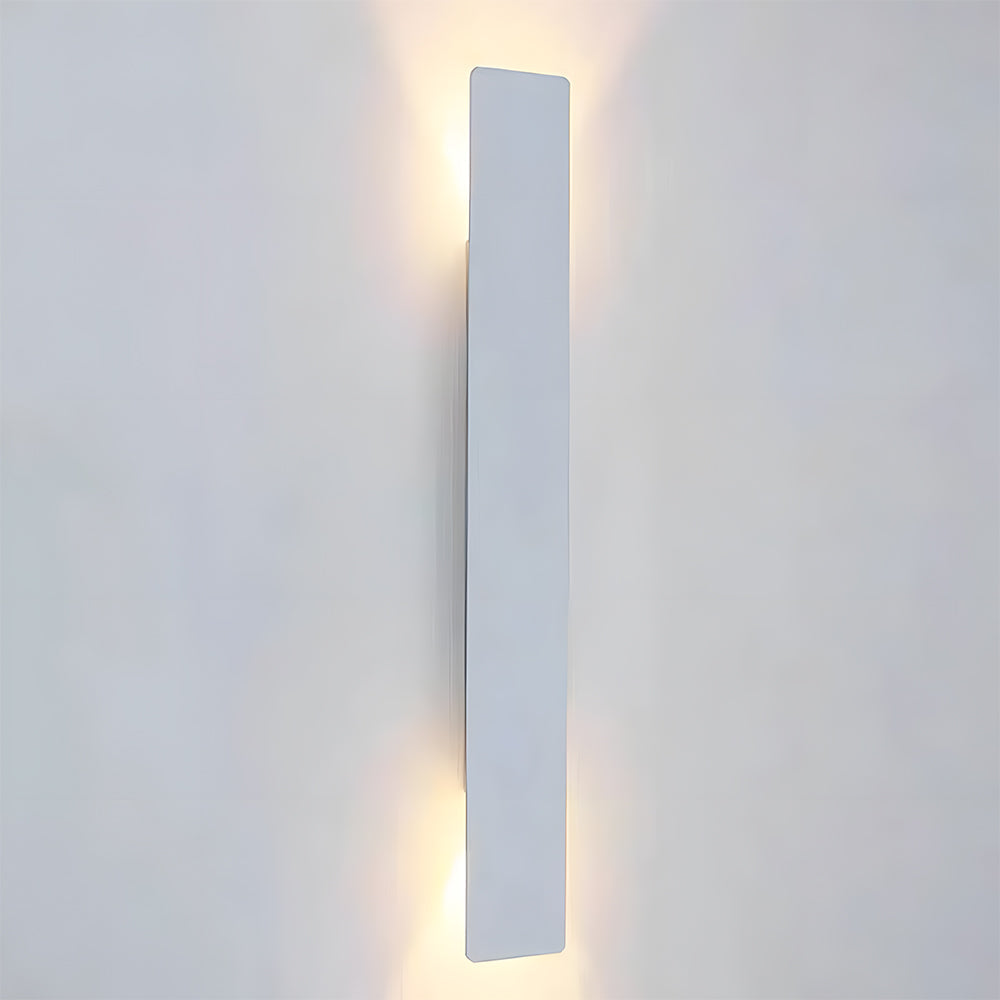 Lámpara de pared exterior moderna con luz LED
