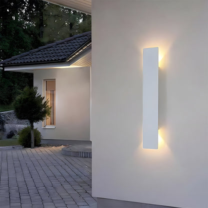 Lámpara de pared exterior moderna con luz LED
