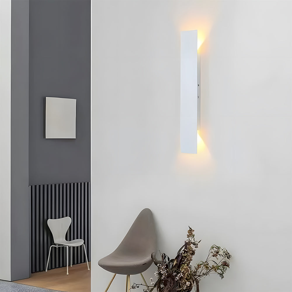 Lámpara de pared exterior moderna con luz LED