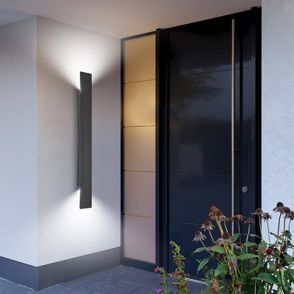 Lámpara de pared exterior moderna con luz LED