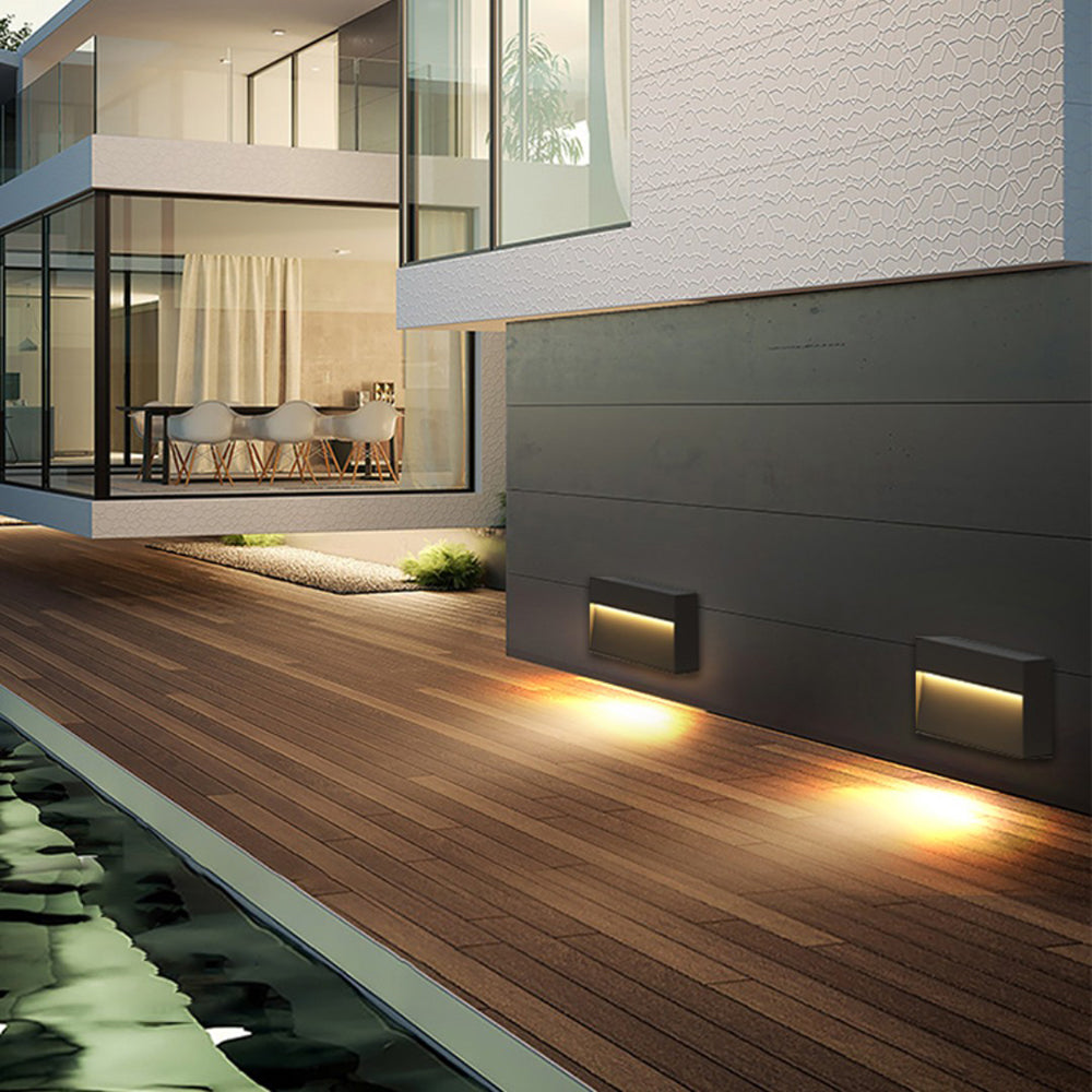 Luz LED para terraza y escalones exterior con sensor de movimiento