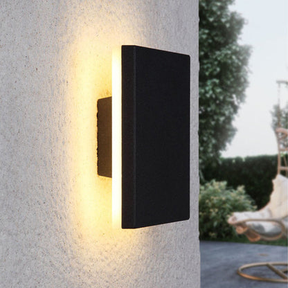 Luz de pared exterior LED geométrica moderna