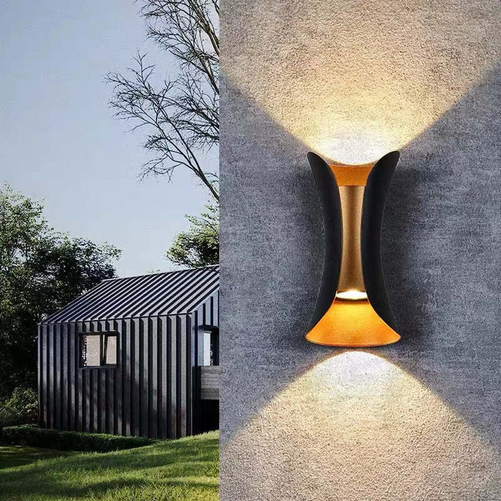 Lámpara de pared LED impermeable para exteriores