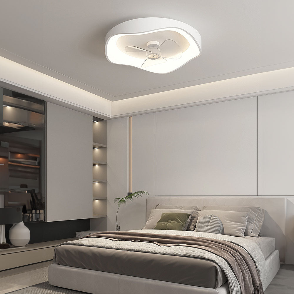 Luz de ventilador de techo LED moderna