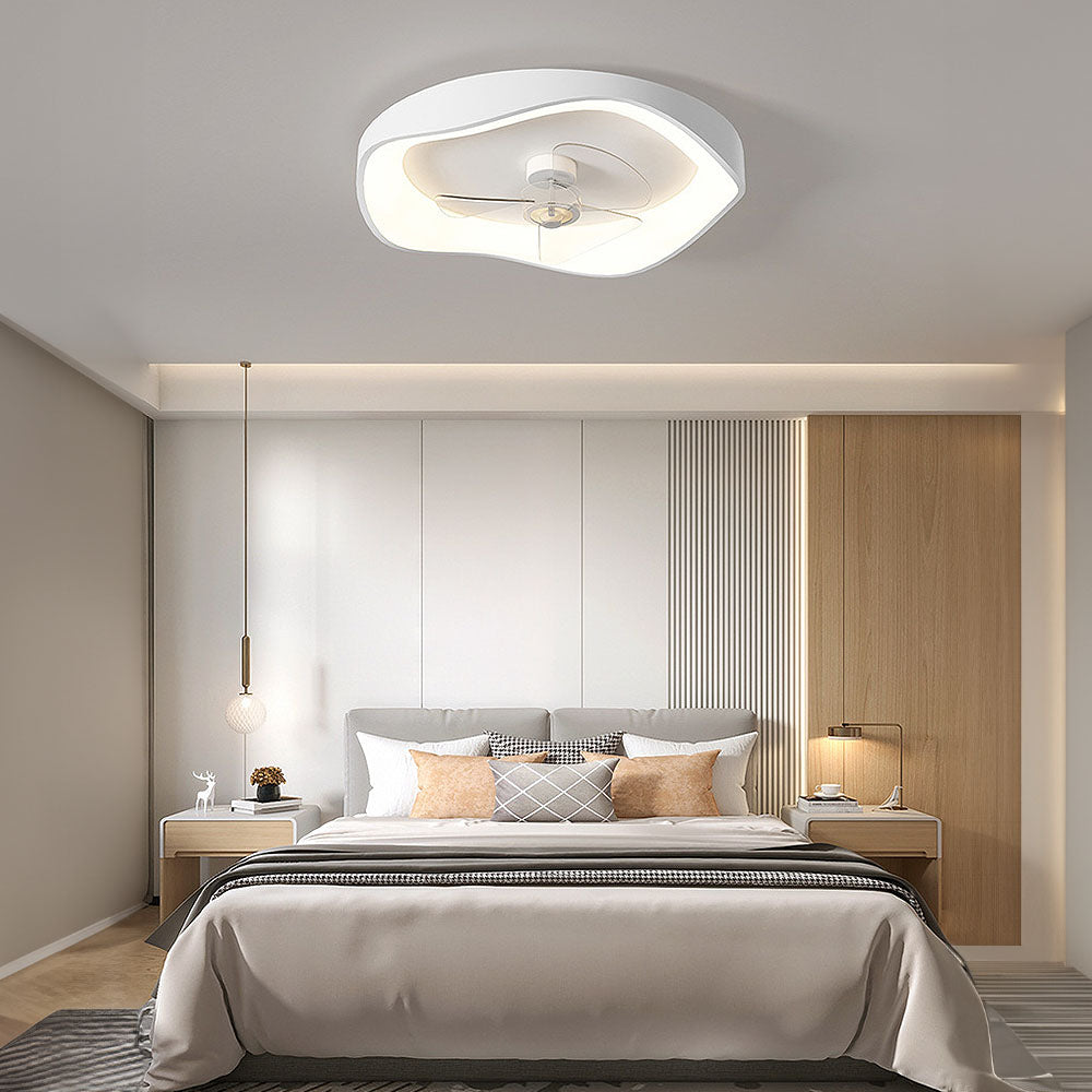 Luz de ventilador de techo LED moderna