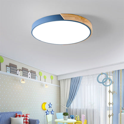 Lámpara de techo redonda LED colorida