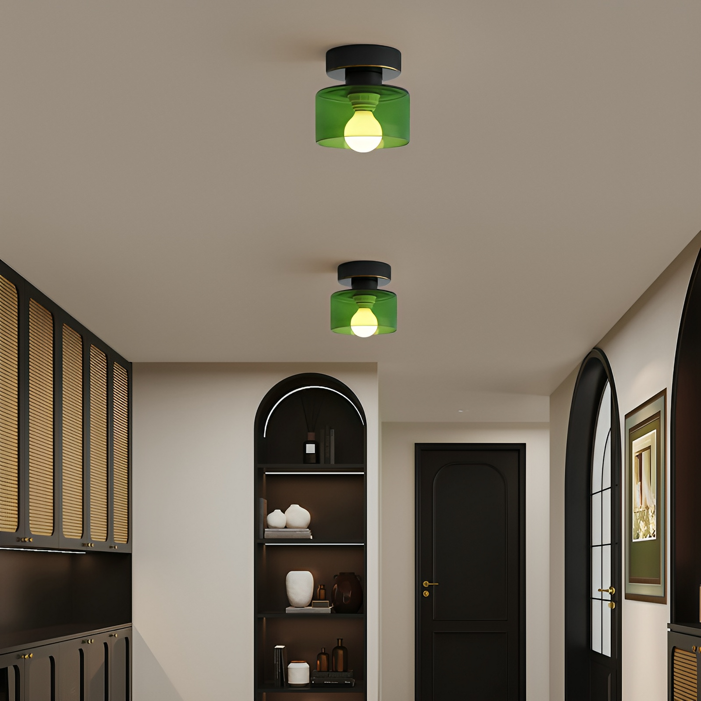 Foco de techo moderno diseño Bauhaus