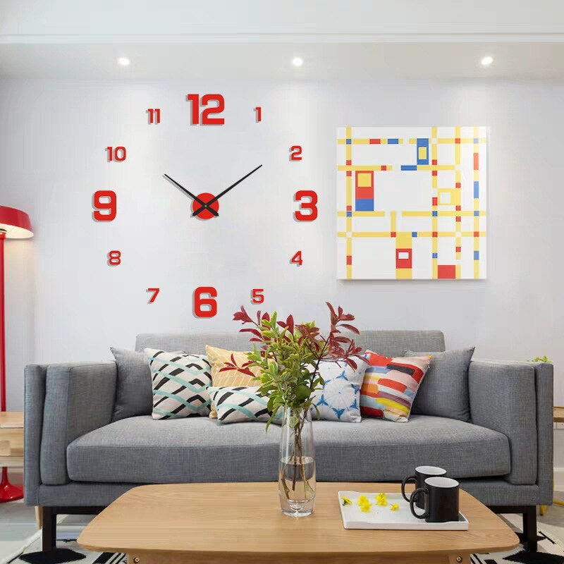 Reloj de Pared Único de Diseñador – La Creatividad se Encuentra con la Medición del Tiempo