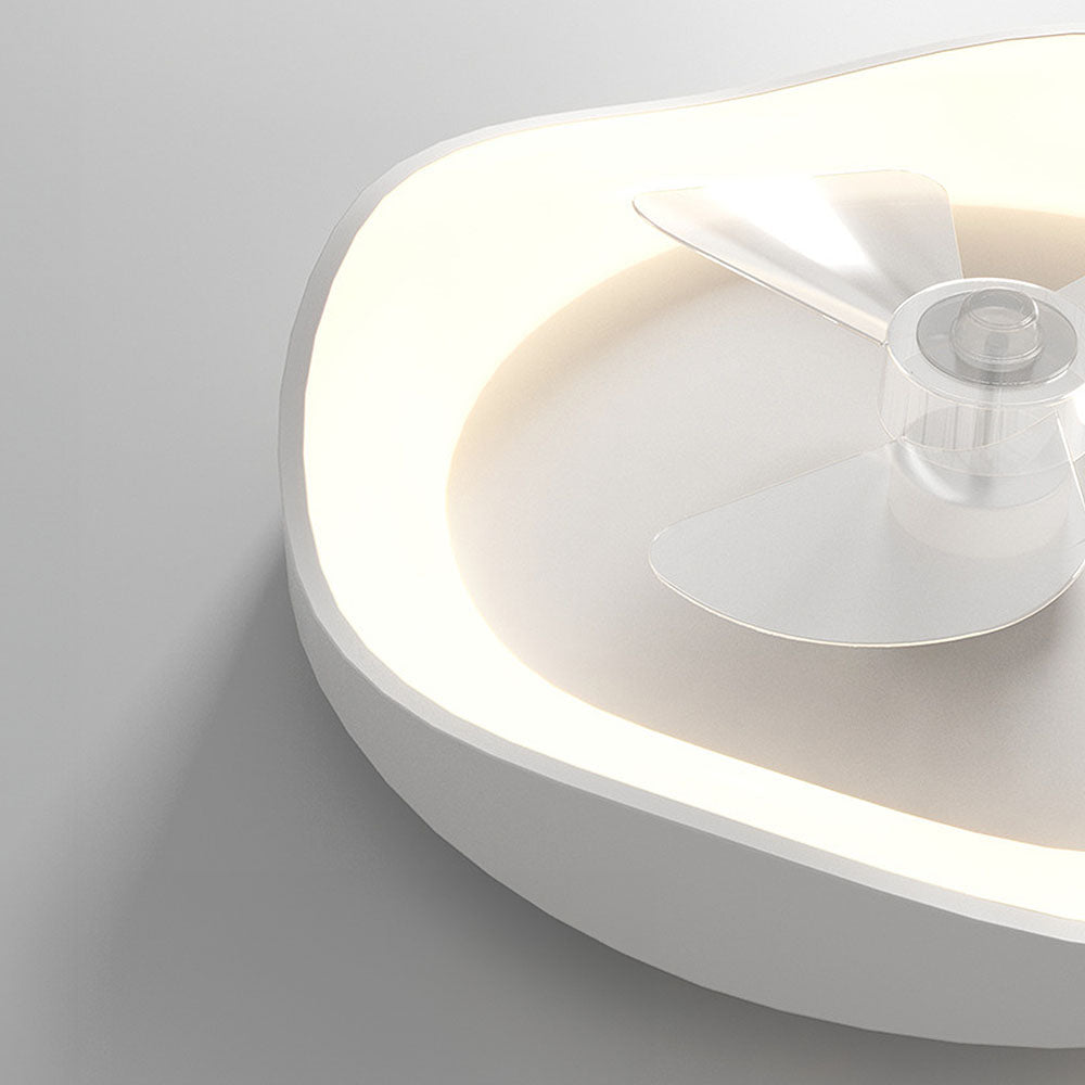 Luz de ventilador de techo LED moderna