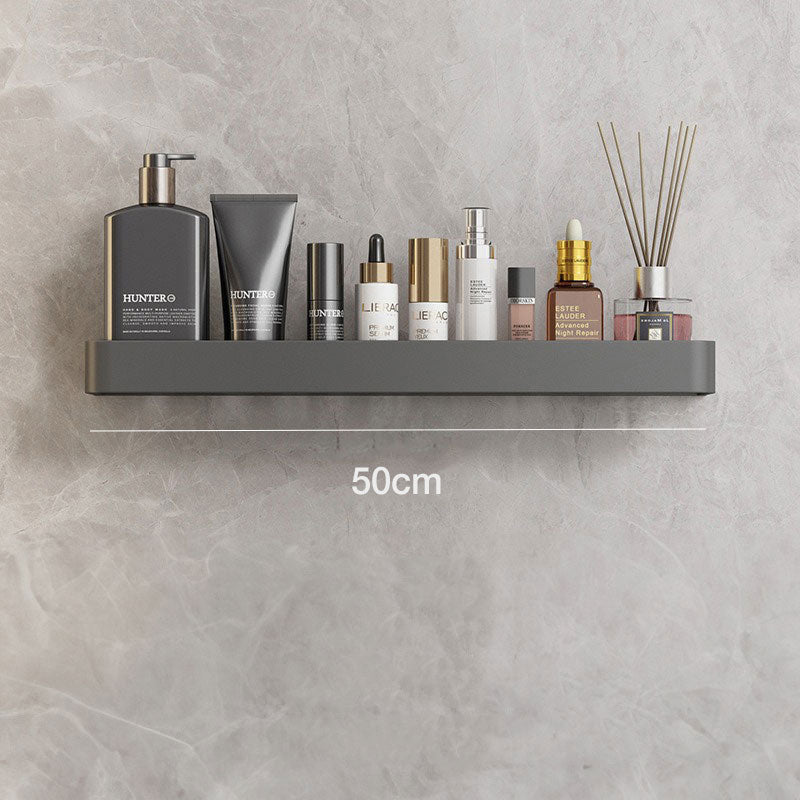 Estante moderno gris para baño