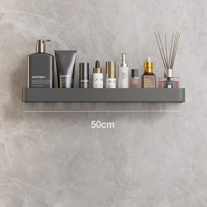 Estante moderno gris para baño