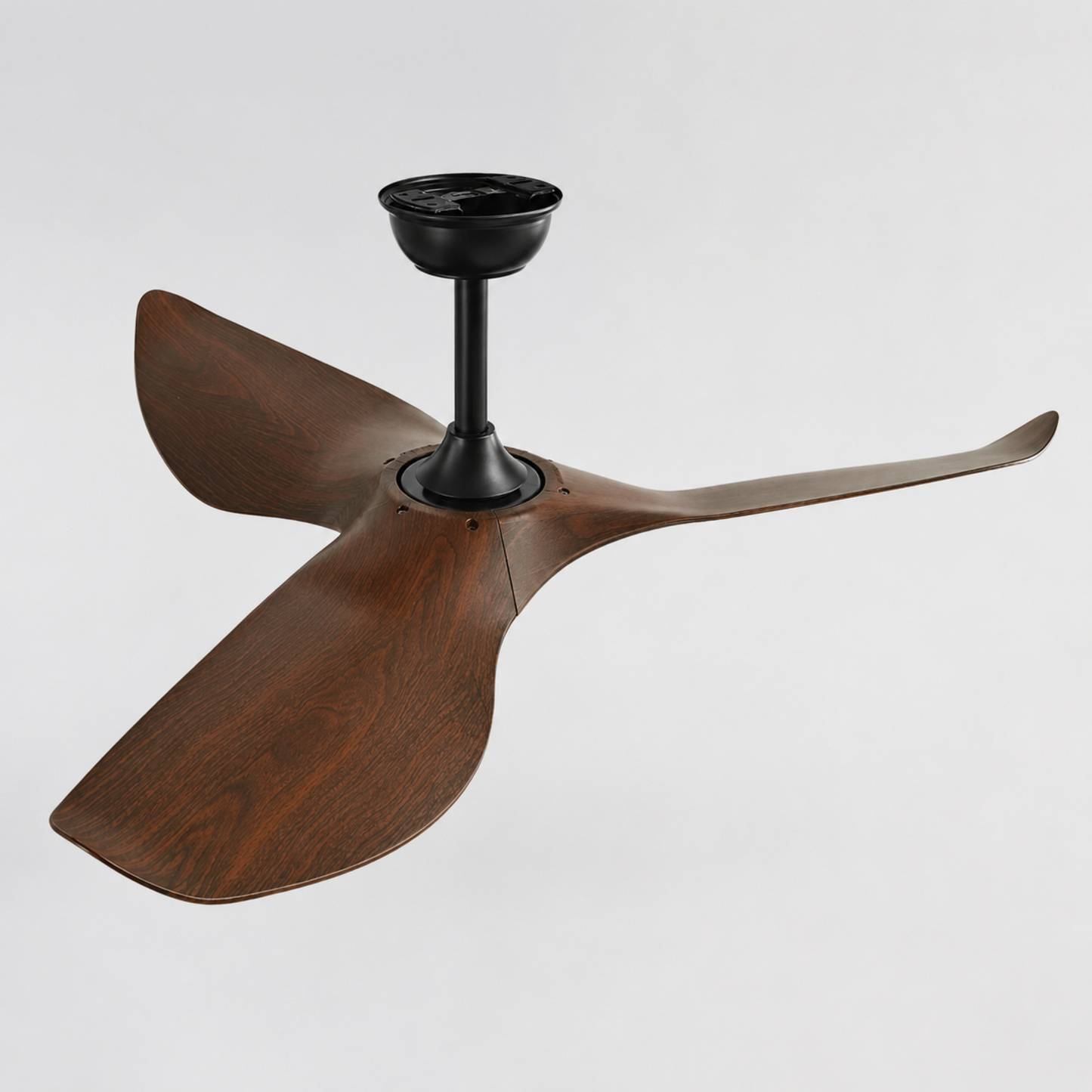 Ventilador de techo moderno de 3 aspas con motor DC