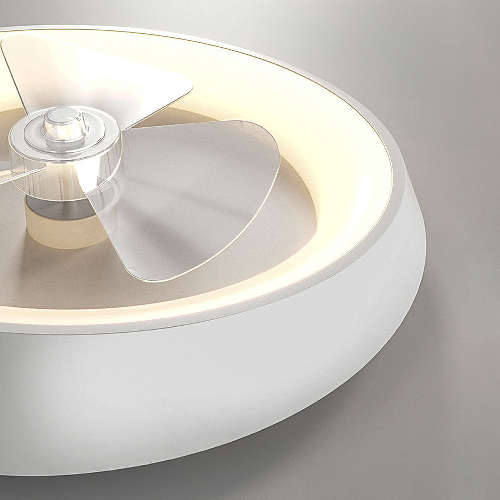 Luz de ventilador de techo LED moderna