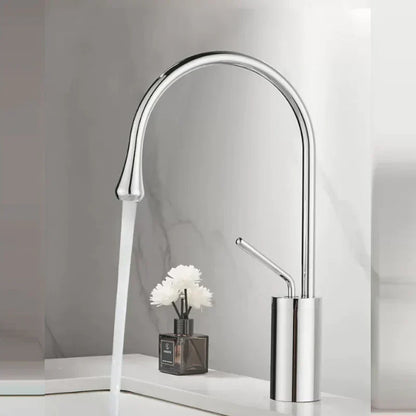 Grifo elegante para lavabo – Diseño moderno y artesanía de alta calidad