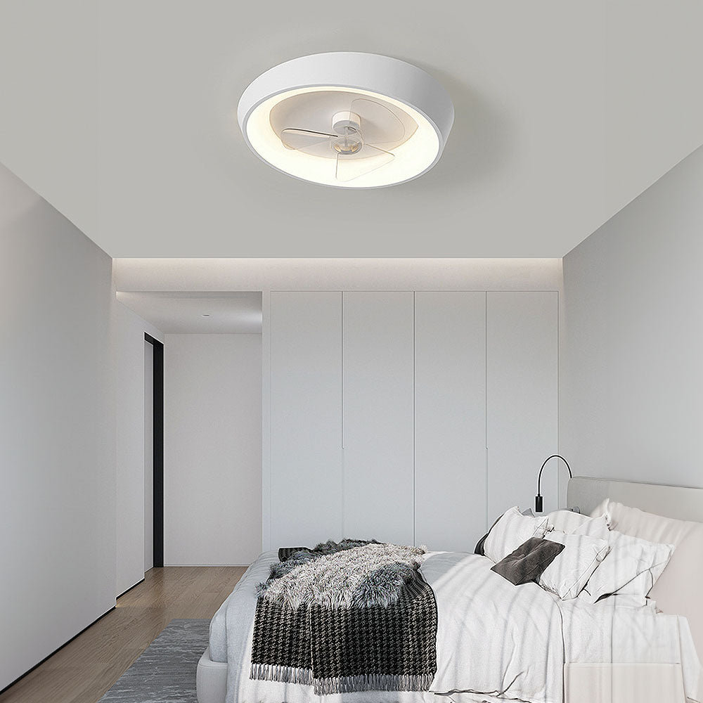 Luz de ventilador de techo LED moderna