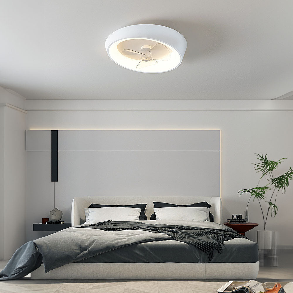 Luz de ventilador de techo LED moderna