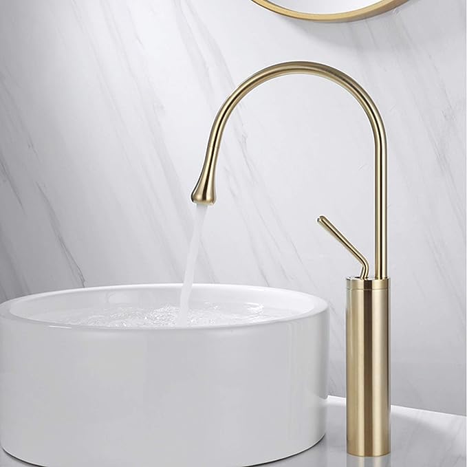 Grifo elegante para lavabo – Diseño moderno y artesanía de alta calidad