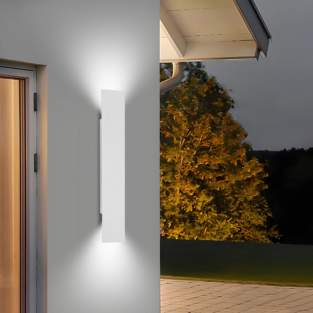 Lámpara de pared exterior moderna con luz LED