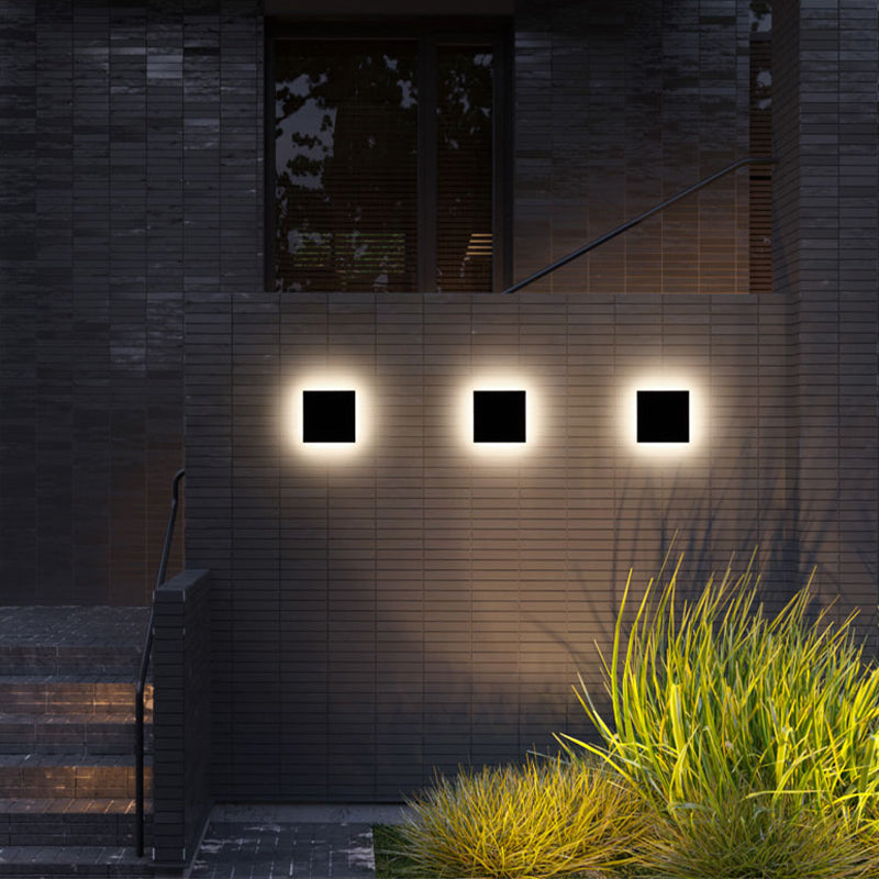 Luz de pared exterior LED geométrica moderna