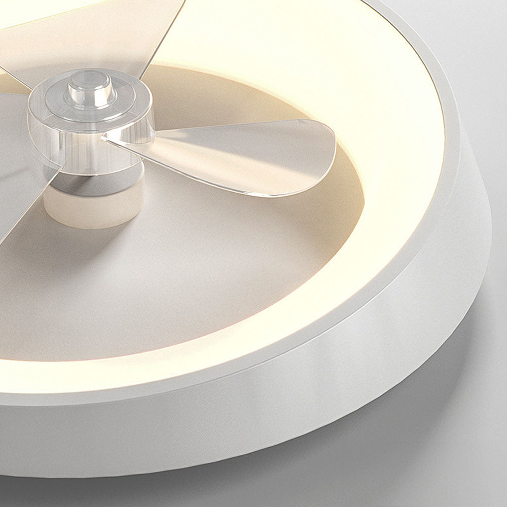 Luz de ventilador de techo LED moderna