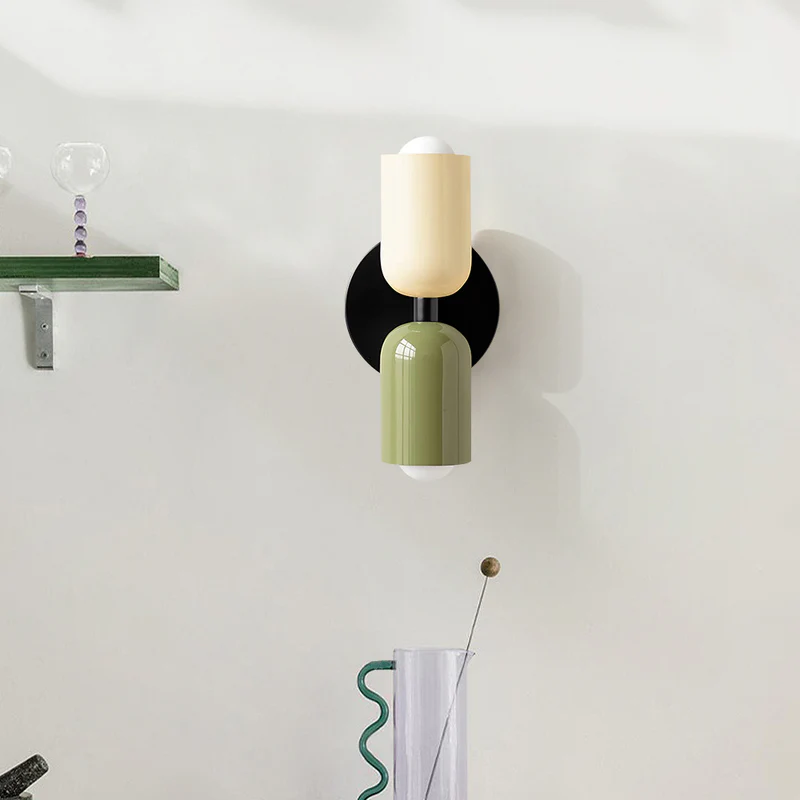 Lámpara de Pared Industrial de Doble Cabeza