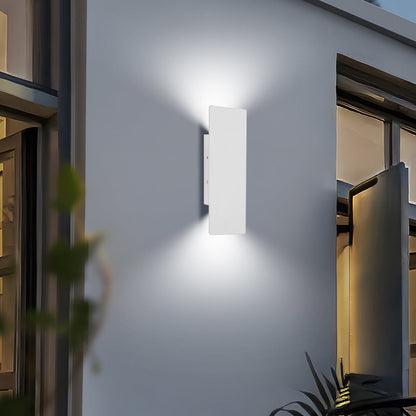 Lámpara de pared exterior moderna con luz LED