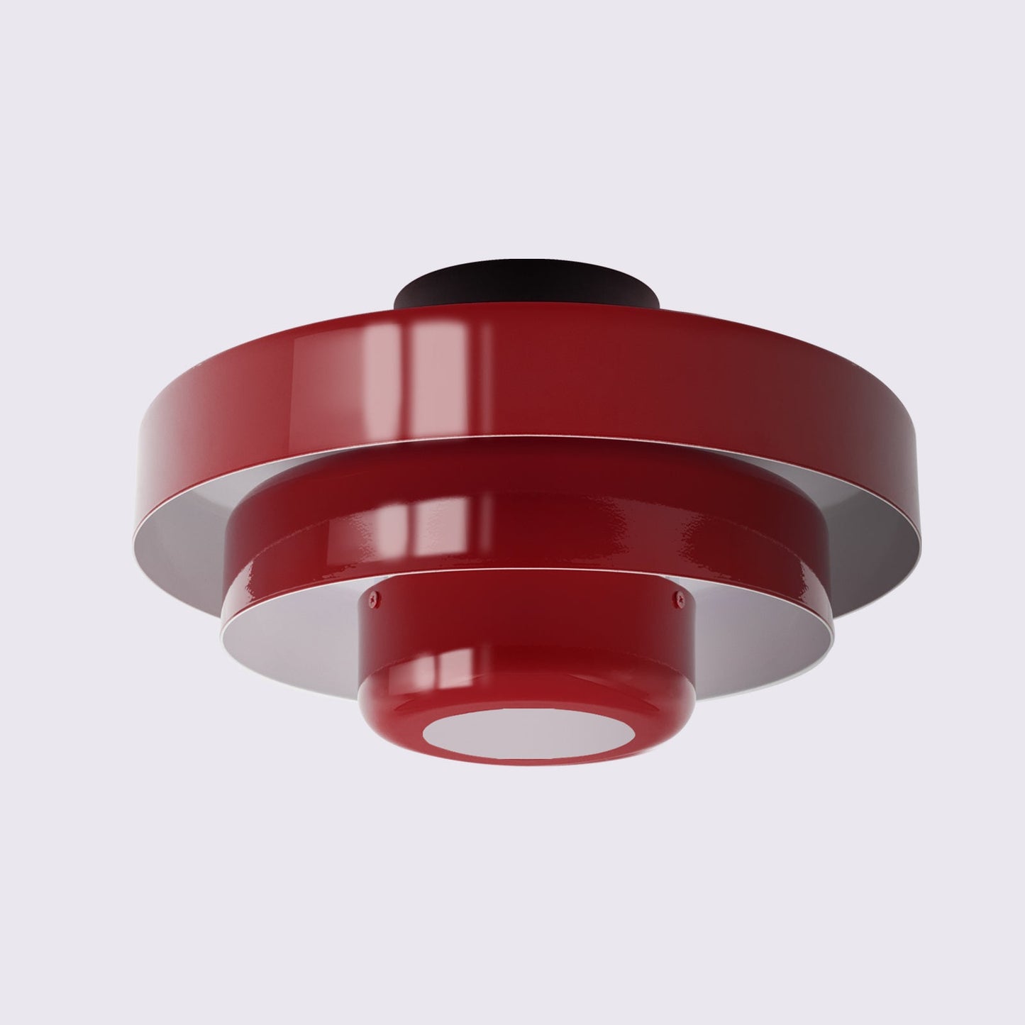 Lámpara de techo empotrada de mediados de siglo