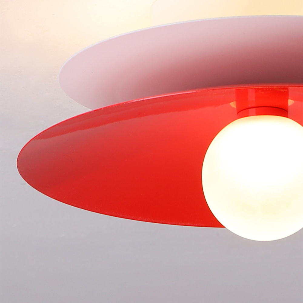 Lámpara de techo redonda y elegante con luz LED