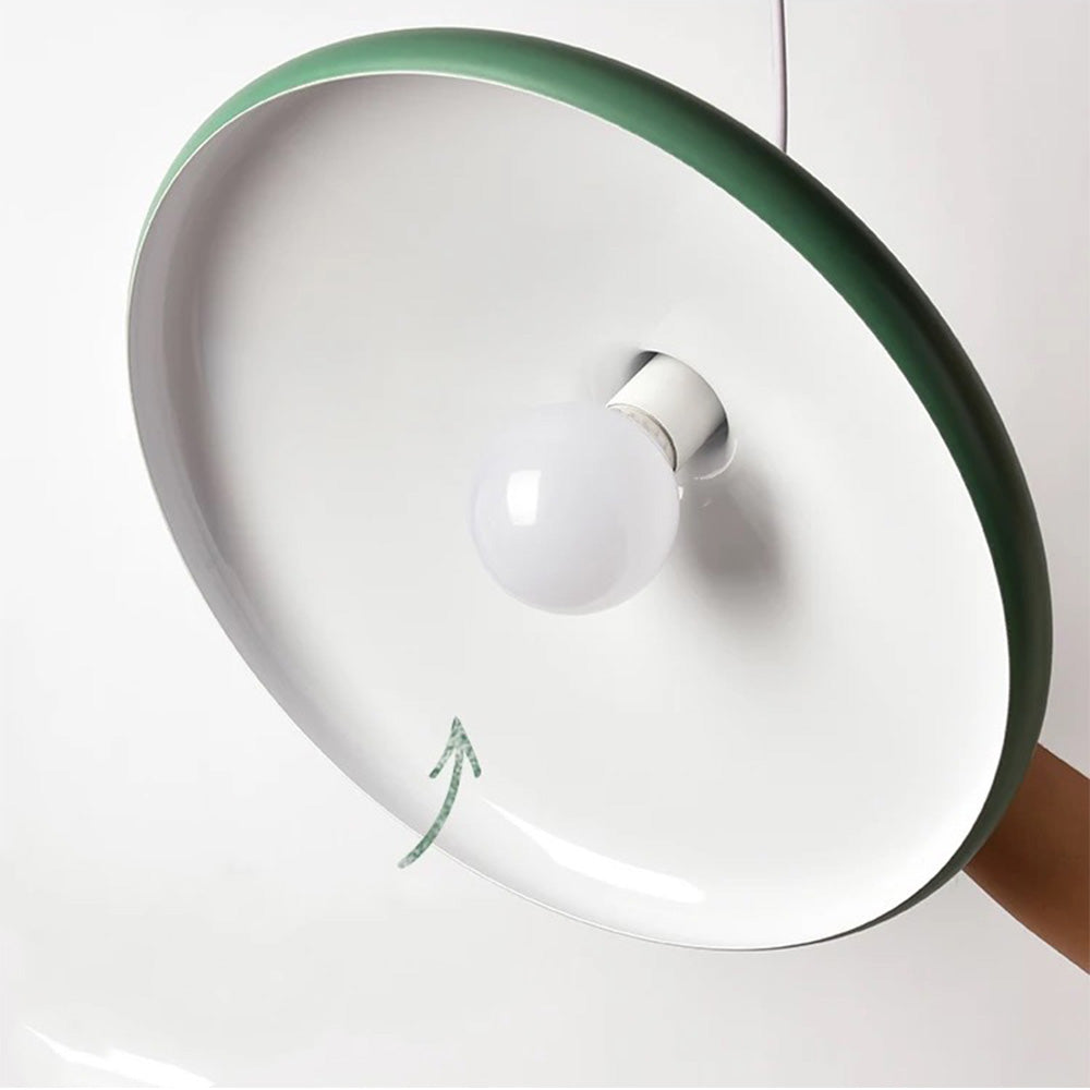 Lámpara colgante de madera Macaron