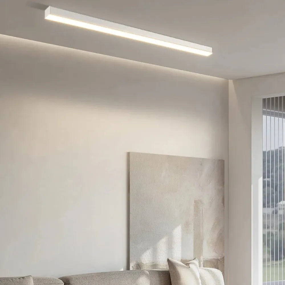 Luz de techo lineal LED minimalista