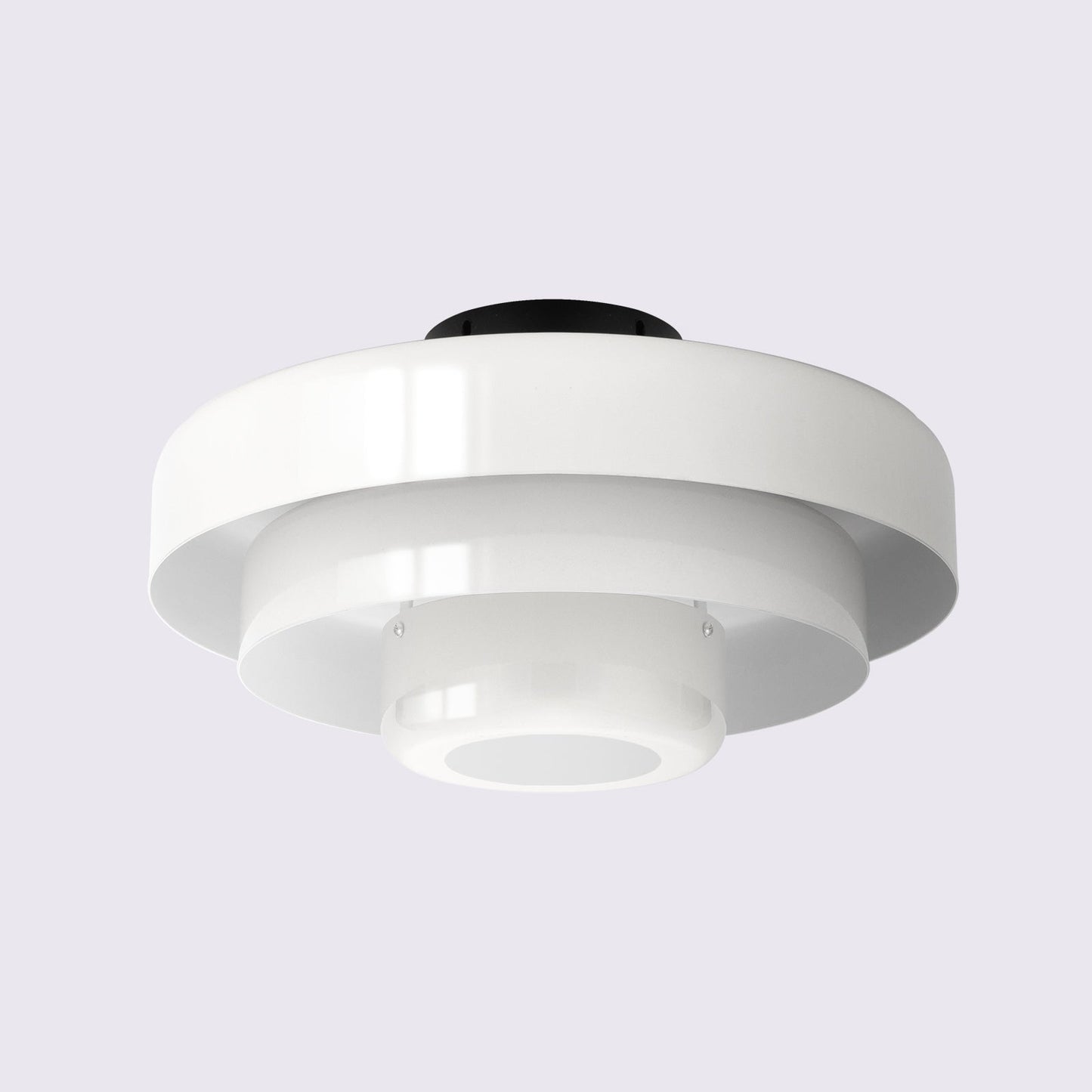 Lámpara de techo empotrada de mediados de siglo